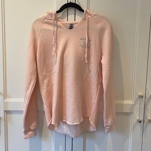 NWOT Malibu's Surf Shop Hoodie- Pink